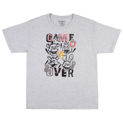 Five Nights at Freddy�s Boy's Game Over Character Sketch Design T-Shirt 