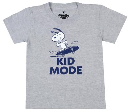 Peanuts Toddler Boys' Snoopy Kid Mode Skateboarding Graphic T-Shirt 