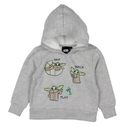 Star Wars The Mandalorian Toddler Boys' Nap Snack Play Hoodie Pullover Sweatshirt 