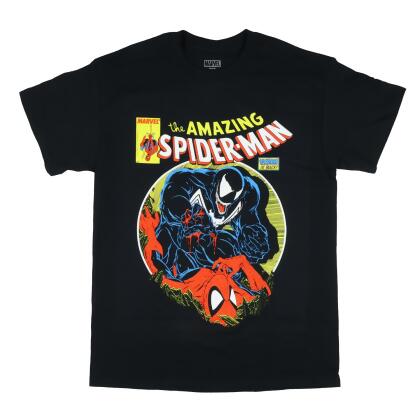 Marvel The Amazing Spider-Man T Shirt Mens Venom Is Back Comic Graphic Tee (M)