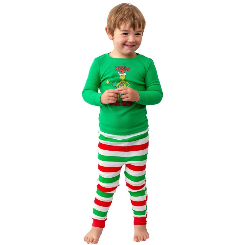 grinch pajamas family set
