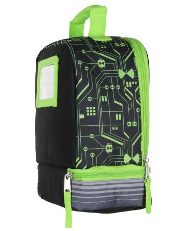 Ben 10 Omnitrix Alien Force Insulated Dual Compartment Lunch Bag Tote For Hot And Cold Food, Drinks, And Snacks alternate image