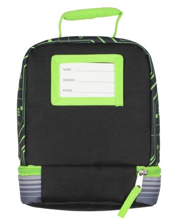 Ben 10 Omnitrix Alien Force Insulated Dual Compartment Lunch Bag Tote For Hot And Cold Food, Drinks, And Snacks alternate image