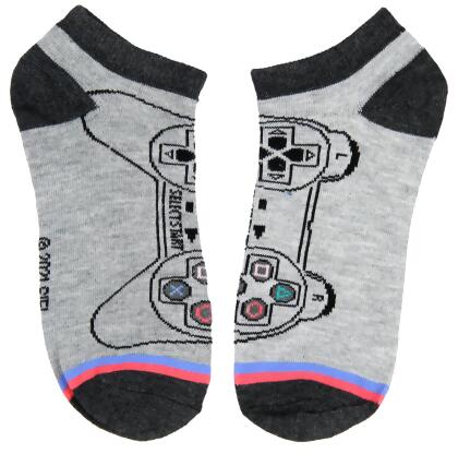 PlayStation Socks Video Game Console 5 Pack Adult No Show Ankle Socks alternate image