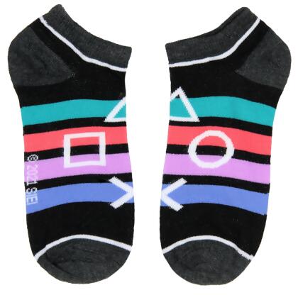 PlayStation Socks Video Game Console 5 Pack Adult No Show Ankle Socks alternate image