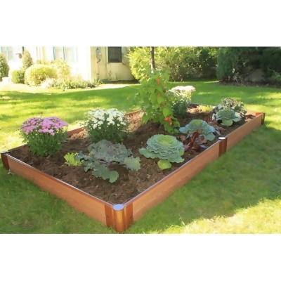Frame It All 1 Inch Series Composite Raised Garden Bed Kit From