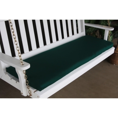 A L Furniture Sundown Agora 68 X 17 In Cushion For Bench Or Porch Swing Forest Green