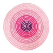 Ripple Kids Rug in Pink - 150x150cm Ripple Kids Rug in Pink - 150x150cm