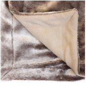 Kilburn & Scott Grizzly Faux Fur Throw, Chocolate Kilburn & Scott Grizzly Faux Fur Throw, Chocolate