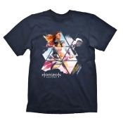 NEW! Horizon Zero Dawn Men's Painted Aloy T-Shirt Small Navy Blue GE6128S NEW! Horizon Zero Dawn Men's Painted Aloy T-Shirt Small Navy Blue GE6128S