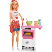 Barbie FHP57 Bakery Chef Doll and Playset Barbie FHP57 Bakery Chef Doll and Playset