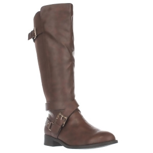 Womens Ts35 Vada Stretch Knee High Harness Boots Cognac - 6 US