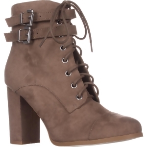 Womens madden girl Klaim Lace Up Combat Ankle Boots Taupe - 10 US