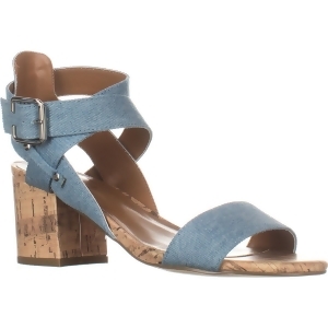 Womens Indigo Rd. Elea3 Ankle Strap Sandals Light Blue - 6.5 US