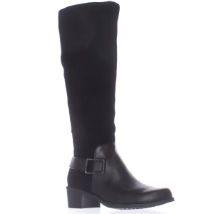 Womens Aerosoles After Hours Riding Boots Black Combo - 6.5 US
