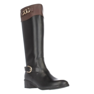 Womens Ks35 Darlaa Knee-High Boots Black/Cognac - 5.5 US