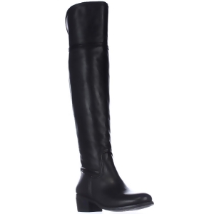 Womens Vince Camuto Baldwin Round Toe Over the Knee Boots Black - 4.5 US