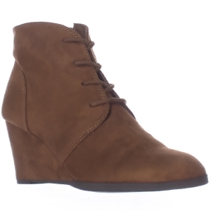 Womens Ar35 Baylie Lace Up Wedge Booties Chestnut - 10 US