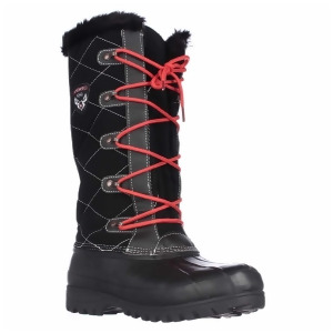 Womens Sporto Connie Tall Water Resistant Winter Boots Black - 7 US