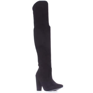 Womens Steve Madden Rocking Pionted Toe Over The Knee Dress Boots Black - 5.5 US