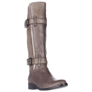 Womens Cole Haan Air Whitley Buckled Pull Up Riding Boots Greige - 5.5 US