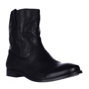Womens Frye Anna Shortie Flat Boots Black - 5.5 US