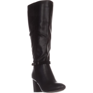Womens Ks35 Galee Wide-Calf Dress Boots Black - 9 W US