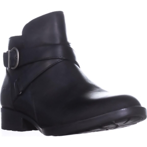 Womens Born Chaval Flat Casual Ankle Boots Black Leather - 8.5 US / 40 EU
