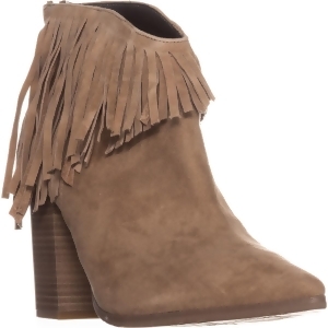 Womens Kenneth Cole Reaction Pull Ashore Fringe Ankle Booties Almond - 9.5 US / 40.5 EU