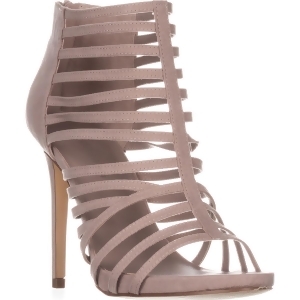 Womens madden girl Lexxx Heeled Strappy Sandals Taupe - 8 US