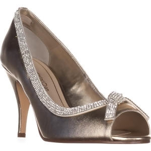 Womens Caparros Glow Peep-Toe Evening Heels Gold - 10 US