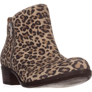Womens Lucky Brand Basel Side Zip Ankle Boots Natural Leopard - 5.5 US / 35.5 EU