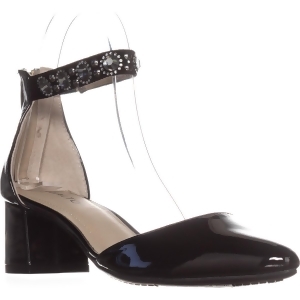 Womens Rialto Martell Ankle Strap Kitten Heels Black Patent - 5.5 US