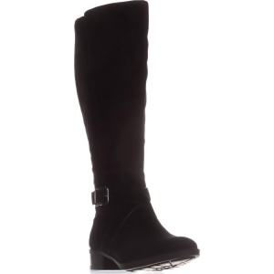 Womens Dkny Mattie Flat Knee-High Boots Black Suede - 7 US / 37.5 EU