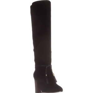 Womens Aerosoles Square Foot Knee-High Boots Black Suede - 9 US