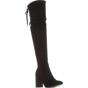 Womens Esprit Viola Over The Knee Back Lace Boots Black - 7.5 US
