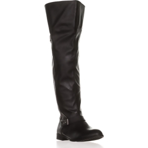Womens B35 Daphne Wide Calf Over-the-Knee Boots Black - 6 W US