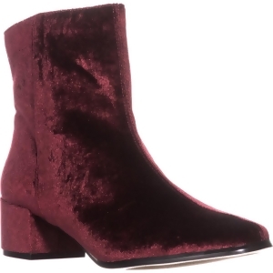 Womens Chinese Laundry Florentine Ankle Boots Wine Velvet - 5.5 US / 36 EU