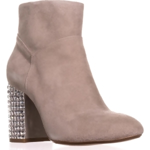 Womens Michael Michael Kors Arabella Studded Heel Ankle Boots Pearl Grey - 5.5 US