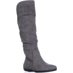 Womens Seven Dials Dillon Mid-Calf Boots Grey Suede - 6 US