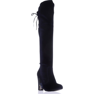 Womens Mg35 Priyanka Back Lace Over The Knee Boots Navy - 6.5 US
