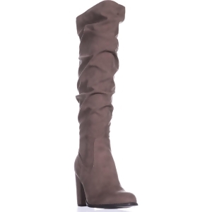 Womens madden girl Cinder Knee-High Slouch Boots Dark Taupe - 9 US