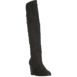 Womens Easy Street Maxwell Knee-High Boots Black Suede - 6.5 W US