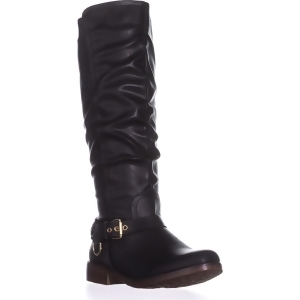 Womens Xoxo Mauricia Wide Calf Riding Boots Black - 6 US