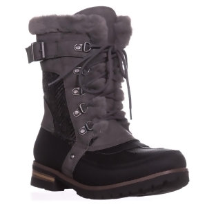 Womens Rock Candy Danlea Mid-Calf Winter Boots Black/Grey - 9.5 US