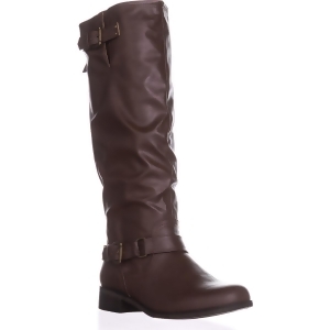 Womens Xoxo Moira Zip-Up Knee-High Boots Brown - 9 US / 40.5 EU