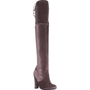 Womens Steve Madden Gorgeous Over-The-Knee Dress Boots Taupe Velvet - 8 US