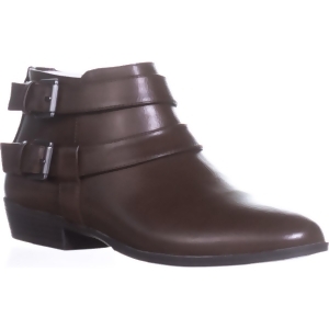 Womens Sc35 Deenah Double Buckle Ankle Booties Chocolate - 7 US