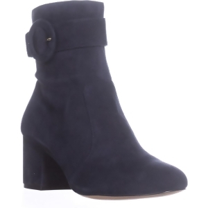 Womens Nine West Quilby Buckle Ankle Boots Navy - 6 US