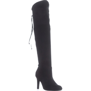 Womens Rialto Calla Pull On Over-The-Knee Boots Black2 - 7.5 US